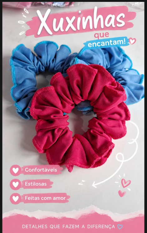 Xuxinhas que encantam: confortáveis, estilosas e feitas com amor - brinde Lilikas Fashion